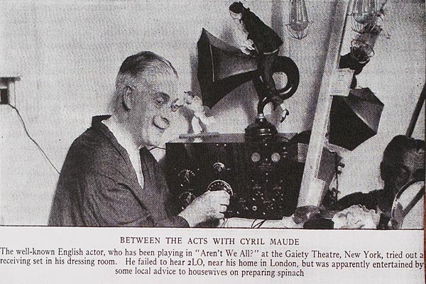 the radio