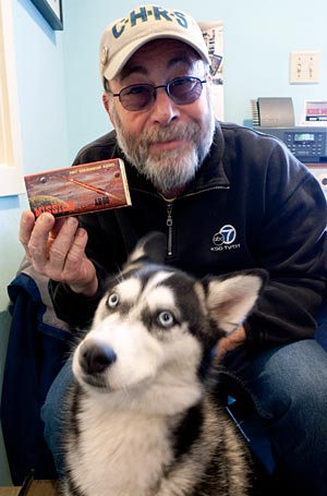steve and dog