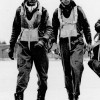 Vintage photo of 2 Air Force pilots