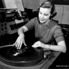 Photo of vintage disc jockey (circa 1950's)